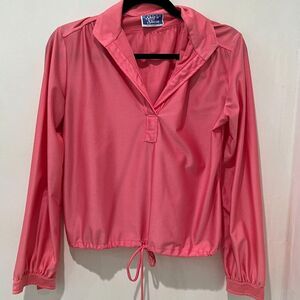 Vintage Ship n' Shore Women's Pink Blouse